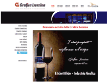 Tablet Screenshot of graficaisernina.it